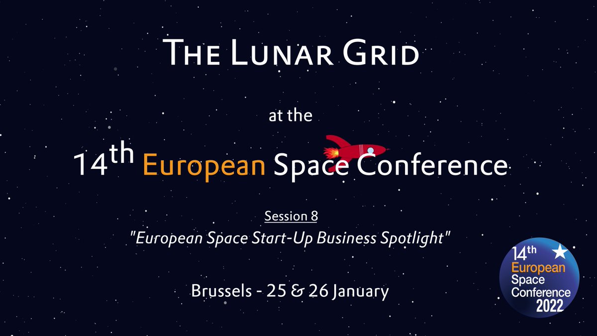 The Lunar Grid (@thelunargrid) on Twitter photo At the 14th #EUSpace Conference in the panel on #SpaceEntrepreneurship we will discuss the European landscape for space startups, in particular the remaining #challenges and opportunities to fix them.
Looking forward to a productive discussion!
#BBESpaceConf <a href="/BBE_Europe/">17th European Space Conference</a> At the 14th #EUSpace Conference in the panel on #SpaceEntrepreneurship we will discuss the European landscape for space startups, in particular the remaining #challenges and opportunities to fix them.
Looking forward to a productive discussion!
#BBESpaceConf <a href="/BBE_Europe/">17th European Space Conference</a>