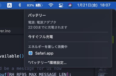 CatalinaかBig Surくらいから電源がバッテリーか電源アダプタか表示されるようになったから、バッテリーの充電を消費しながらよりも、充電挿しっぱで作業するほうがバッテリーの劣化抑えれる感じ？