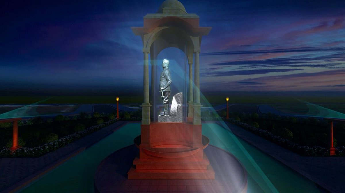 AXGAMIN06210875's tweet photo. Netaji Subhash chandra Bose statue will be installed at india gate near #AmarJawanJyoti PM @narendramodi informed the country https://t.co/2s11w24MxO#AmarJawanJyoti https://t.co/zddTA52Xm6