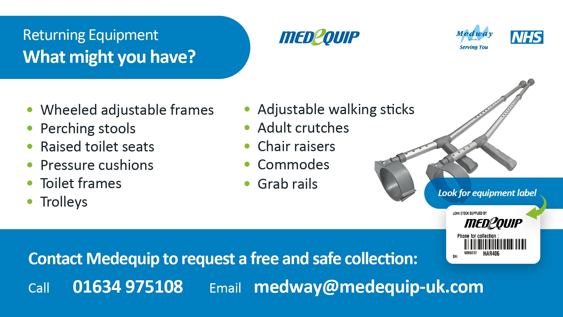 Medway Council on Twitter "Recycle your medical equipment and help