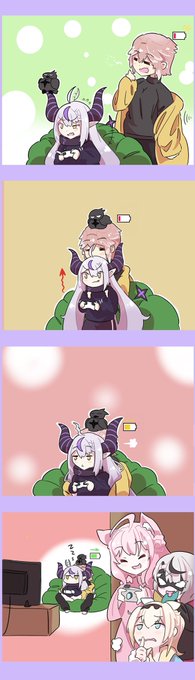 ルイねの充電方法 
#さかまた飼育日記  #Luillust #Laplus_Artdesu #こよりすけっち #いろはにも絵を  #holoX 
