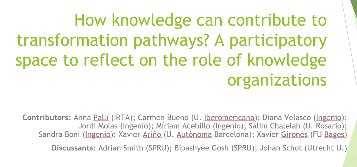 SandraBoni4's tweet photo. Excellent insights of our panel on #knowledge #organization in #TIPCon2022. We spoke on the material conditions of the agents of change, individual vs collective mindsets and incentives, epistemic diversity, etc. 👏Watch conf playlist for rec @TIPConsortium https://t.co/rQLvKlvcIS