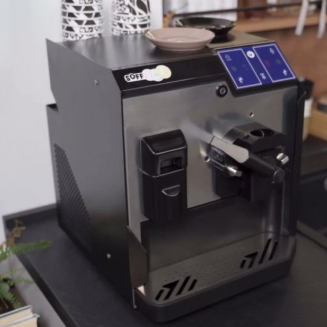 temoozi's tweet photo. @soff.icecream is the new revolutionary super fast multipurpose machine for hot and cold products. Thanks to double hot\cold module, @soff.icecream is able to simultaneously make cold &amp; hot products such as ice cream &amp; coffee. All this in record time and with one single machine. https://t.co/F1xLxbxTUJ