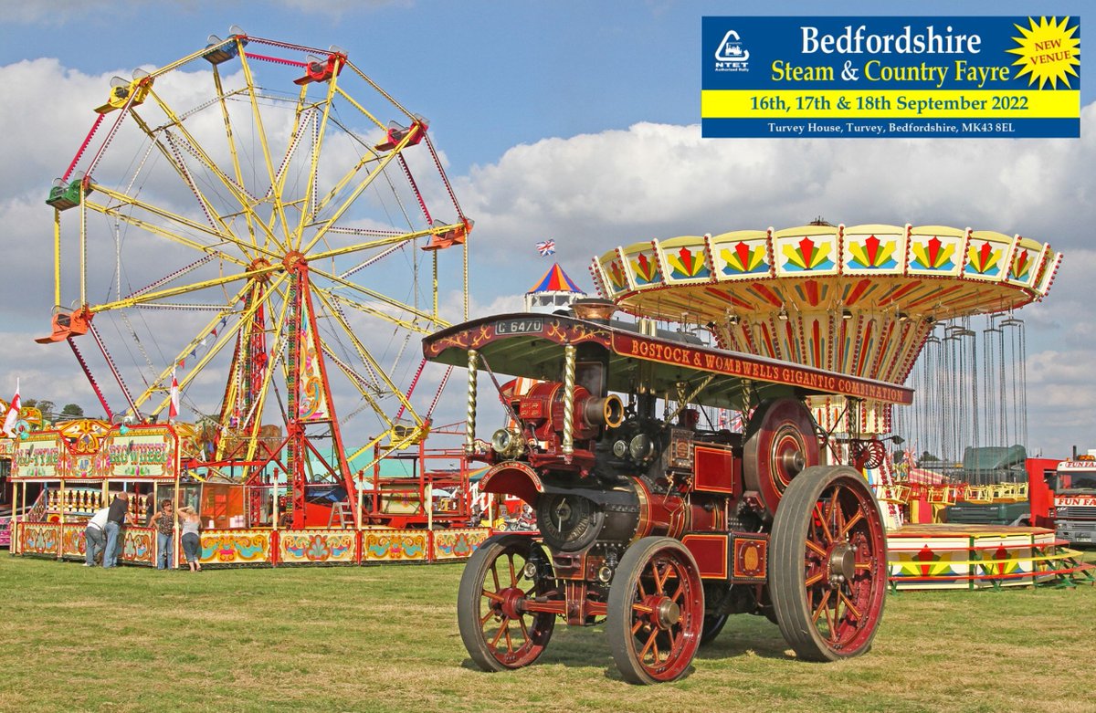 Just a note to say that while we have been quiet on here a while, things are progressing well for the 2022 event on the 16th-18th September, watch this space for updates! #bedfordsteam