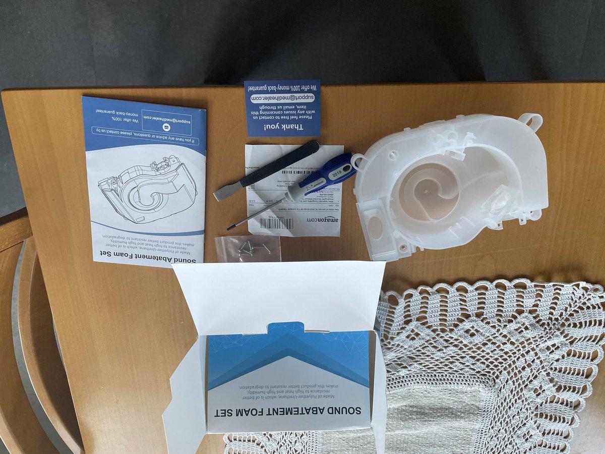 madamov's tweet photo. Stiglo za tri dana iz Amerike, ukupni trošak manje od 60 evra, sada sledi zamena i javljam utiske #foamgate #dreamstation1 #Recall https://t.co/cv8OLBE3cx