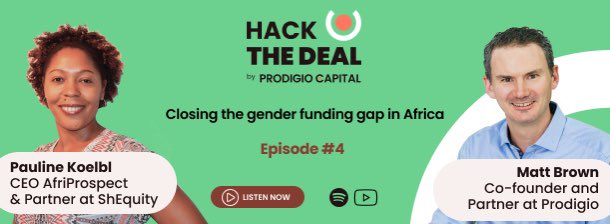 PaulineKoelbl's tweet photo. My conversation with @mateocafe_  covering my story and our @ShEquityAfrica  work towards closing the US$ 42 Billion #GenderFundingGap is now available. 
You can listen to it on your favorite podcast app 👉🏾: https://t.co/i7ZLaQjA17  Many thanks @mateocafe_ &amp; @CapitalProdigio Team https://t.co/unmeWmvUdD