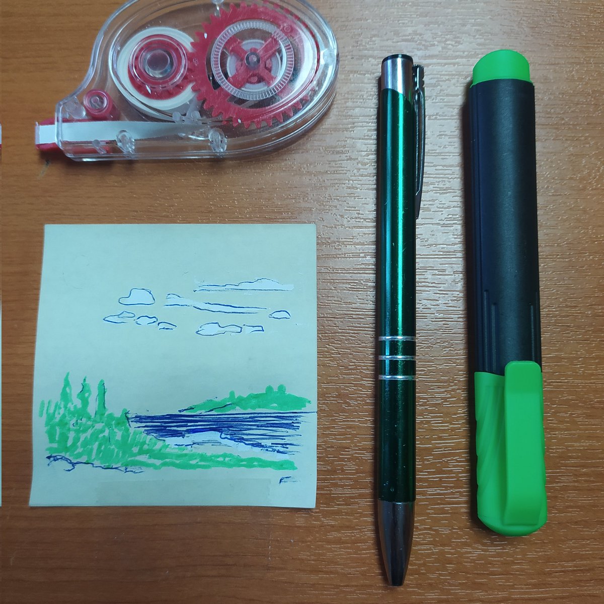Clone_Artist's tweet photo. Daily nonsense #doodle: #office #suply #art https://t.co/JK6CBaSMGF
