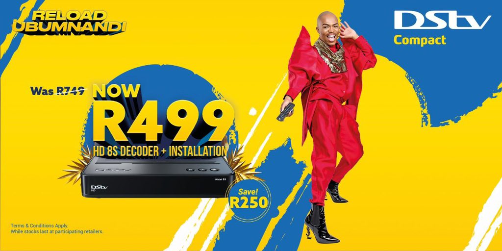 somizi's tweet photo. The #DSTVCompactCup kicks off 2moro at Moses Mabhida &amp; @DStv is giving away tickets to the game.

To win, share this post, tag @dstv &amp; tell us which team you think will take the cup. #ReloadUbumnandi nge #DSTvCompact 

Ts &amp; Cs apply: https://t.co/hTWNB8DOzN https://t.co/srMtoShNJi