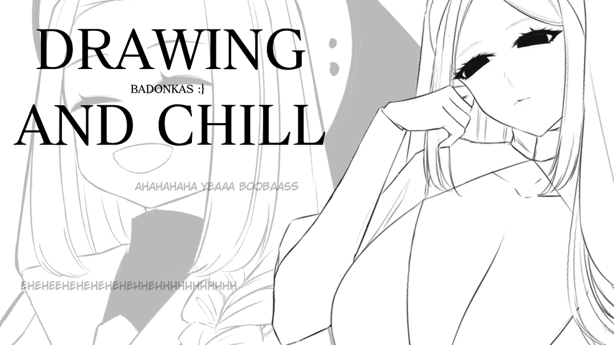 Come and chill with me drawing this evening
While I'm here enjoying some booba drawings :}

This evening 8PM GMT+9, today!!✨ 
