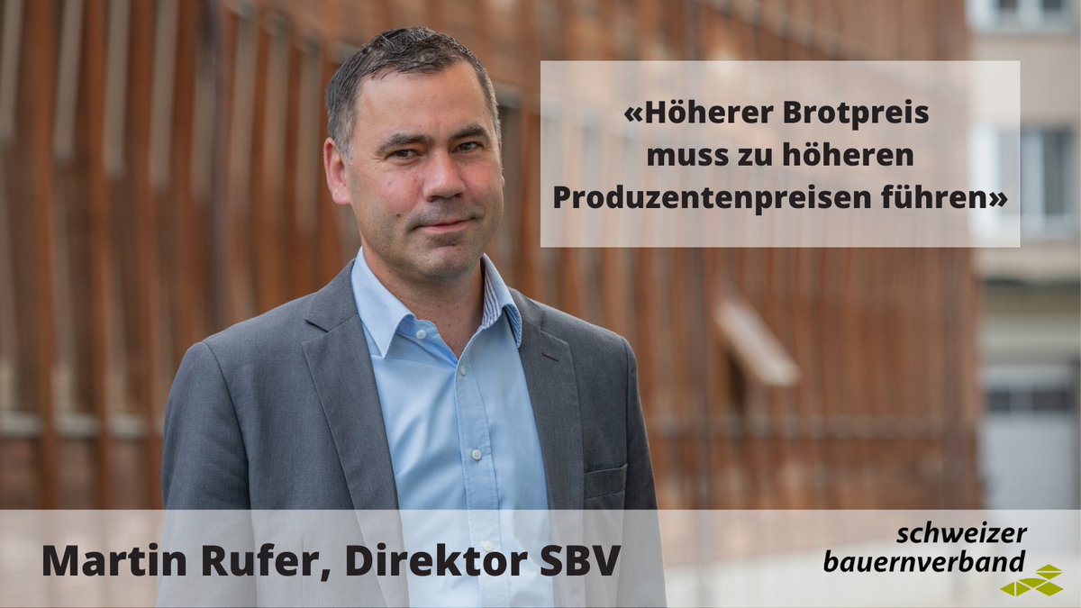 Bäcker und Detailhandel verkünden höhere Brotpreise wegen steigenden Getreidepreisen. Die einheimischen Bauernfamilien erwarten, dass sie nun effektiv und sofort auch mehr für ihren Weizen erhalten! <a href="/_Martin_Rufer/">Rufer Martin</a>