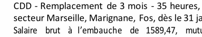 ElFrancesdice's tweet photo. 1589€ Brut pour un 35h et ils demandent un master MINIMUM 
Le gros foutage de gueule quand même https://t.co/MoHEEdfSoo