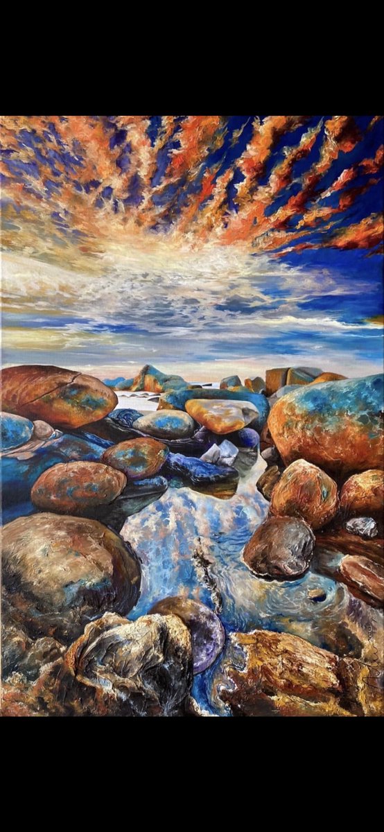 _ahus_'s tweet photo. Gm 💙💙
 #art #oilpainting https://t.co/IHFfT861Ul