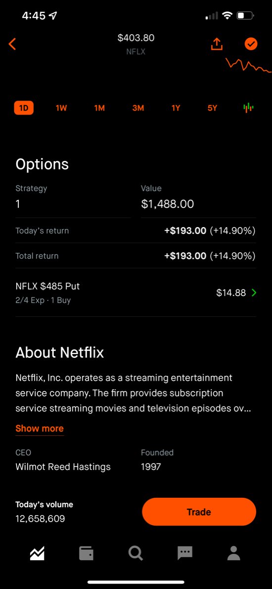 NBANation14's tweet photo. $NFLX will I make some money on this or no? ️ https://t.co/F8kGAhKCGJ