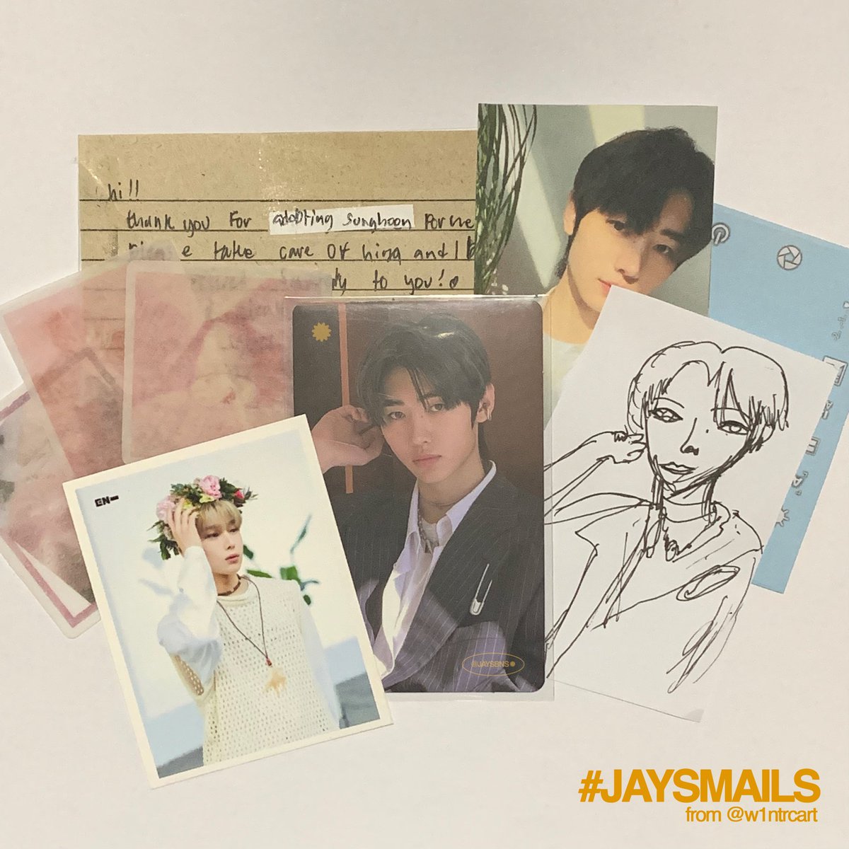 JAYSBNS's tweet photo. κ° π #JAYSMAILS !β κ± @w1ntrcart
thank you for making sure that sunghoon came home quickly and safely !! tbh, i cant even spot the difference between ur drawing and the pc β‘Μ https://t.co/EsEUZePqEY