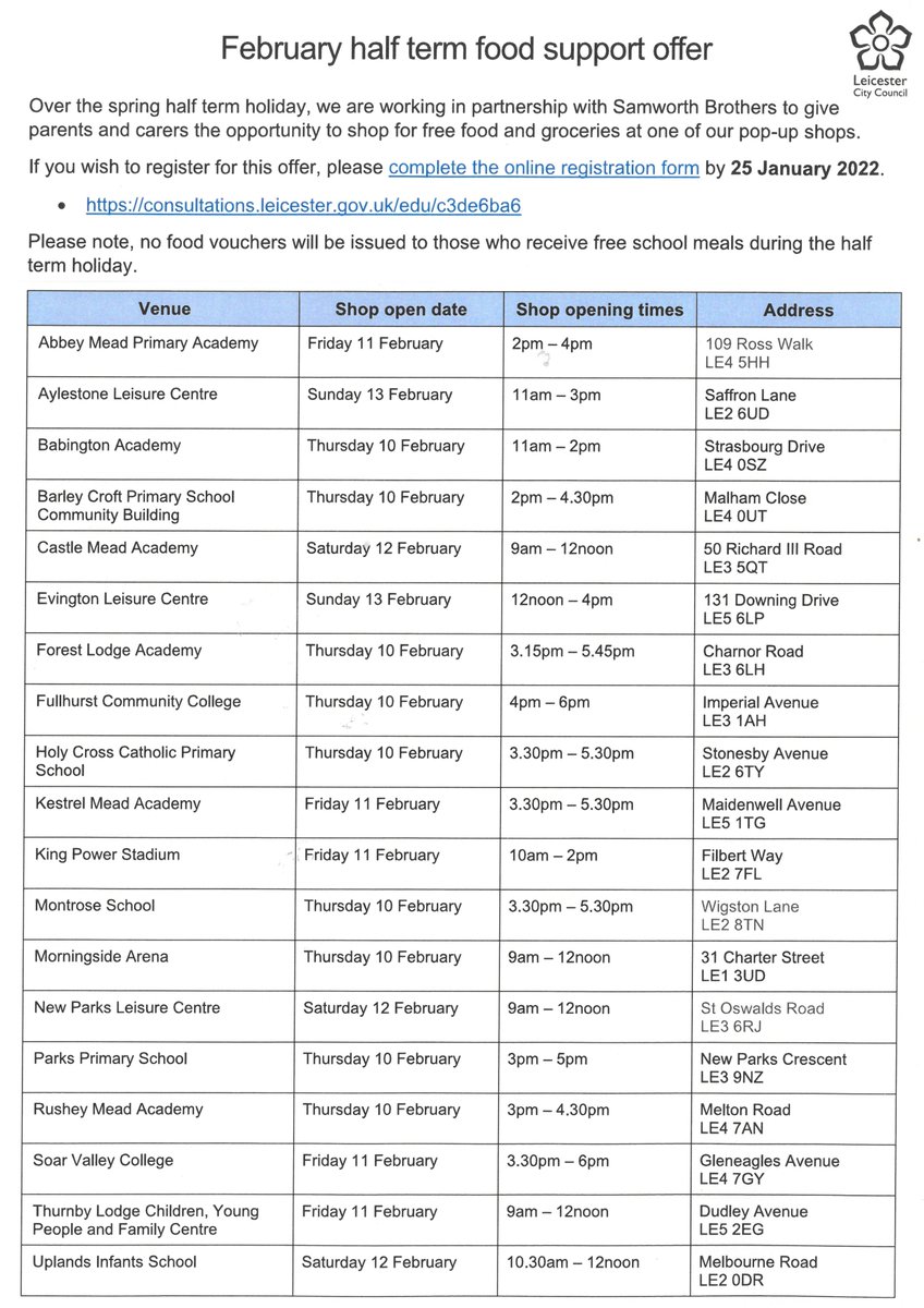 Getting the message of support out there from @Leicester_News and @samworthjobs for families eligible for free school meals over the Leicester Half Term break.  Never miss the chance to thank @MarcusRashford and his #endchildfoodpoverty campaign