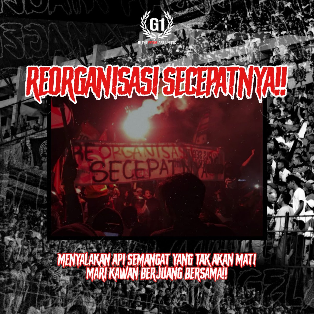 Piye PPSM? Reorganisasi secepatnya!
#ReorganisasiPengurusPPSM
#ReorganisasiPengurusPPSM