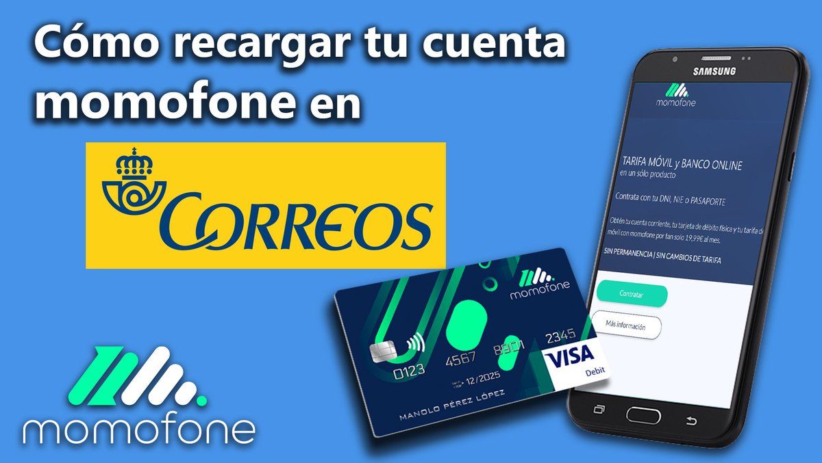 MomofoneOMV's tweet photo. Ya puedes recargar tu cuenta momofone en las Oficinas de Correos repartidas por toda España. El importe que recargues, estará disponible en tu cuenta momofone para lo que necesites. Aquí te dejamos un breve tutorial en vídeo para que sepas cómo hacerlo en 
https://t.co/X8zPStq4dj https://t.co/YGrTrENUQg