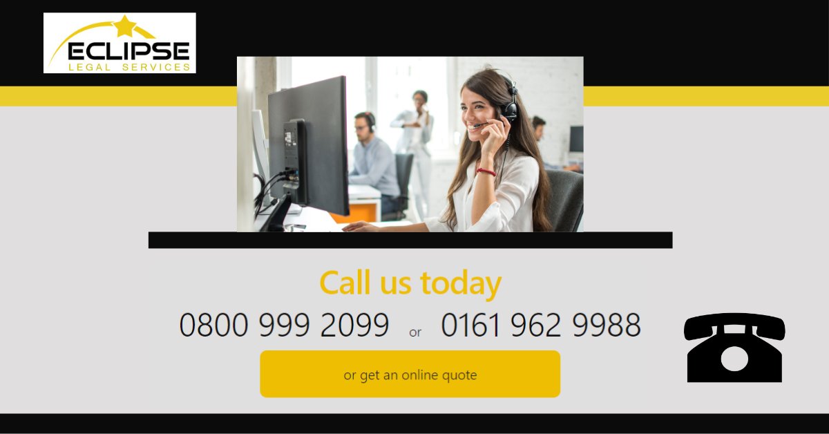 Eclipse Legal Services is a team of experienced legal service professionals and Private Detectives based in Manchester and serving the whole of the UK. Call us today on 0800 999 2099 or get an online quote here: ow.ly/4kPA50HwN3g #processserver #tracingagent #legalservice