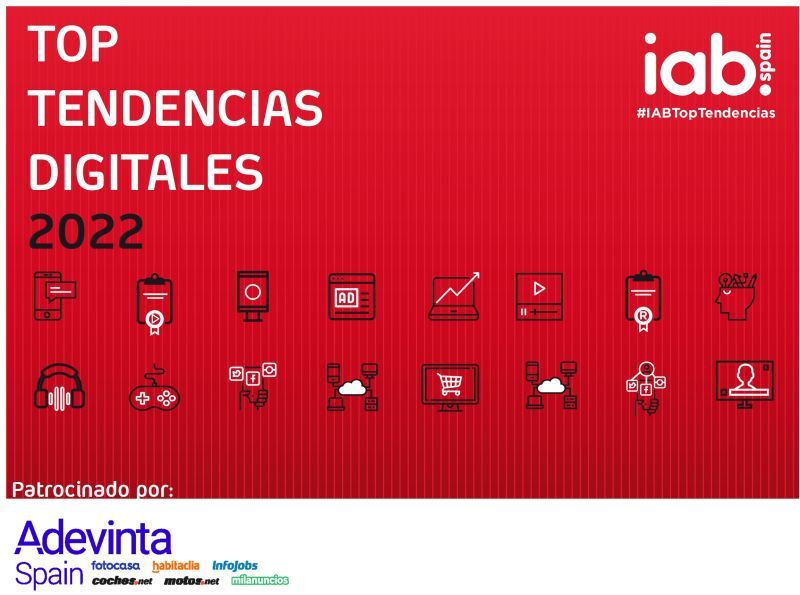 IAB_Spain's tweet photo. 🚀Desvelamos las Top Tendencias Digitales de 2022
la semana que viene.

Te esperamos el 27 de enero (10:00h) para conocer las claves del negocio digital para este año. 

Apúntate en https://t.co/LcuC70F7V1

El informe está patrocinado por @AdevintaSpain
  
#IABTopTendencias https://t.co/Y2b5bZOnTM