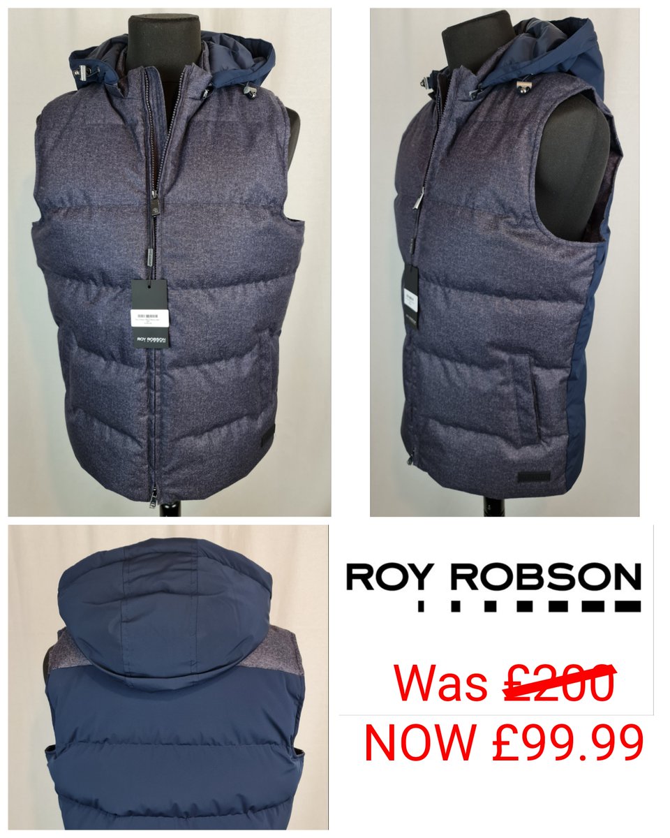 ClothingRetreat's tweet photo. Feeling the Cold? this will keep you warm... Roy Robson body warmer was £200 now £99.99 https://t.co/Vk2aXK1SRW
#Cold #Stillwinter #Mensfashion #menswear #Gilet #RoyRobson #Abergavenny #Sale #bodywarmer #fashion #indie #shopsmallbusiness https://t.co/woinLjNsOB