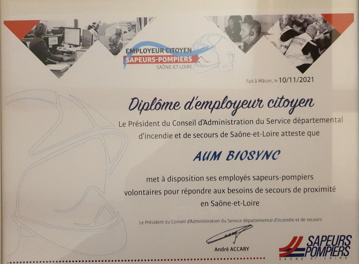 Merci beaucoup au <a href="/SDIS71/">Sapeurs-pompiers de Saône-et-Loire</a>, au département &amp; à la préfecture de <a href="/saoneetloire/">Saône-et-Loire</a>. Nous sommes fiers de cette distinction et de défendre notre territoire en tant que #citoyens, <a href="/PompiersFR/">Pompiers de France</a> #volontaires, #réservistes, ou #médecins !
<a href="/Prefet71/">Préfet de Saône-et-Loire</a> @DDSIS71@AccaryAndre <a href="/marcriedel_/">Marc Riedel</a>