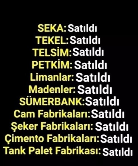 Daha çok var ama sayfa yetmedi...
