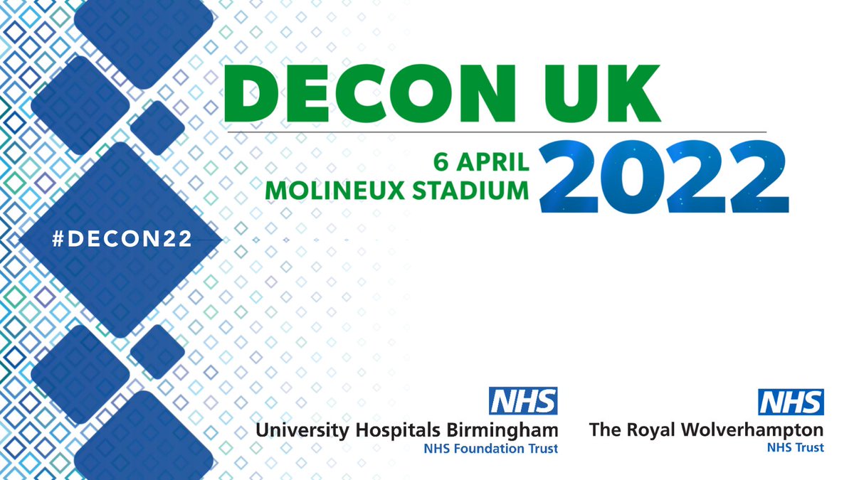🚨 Andersen Caledonia will be attending the DECON UK 2022 event in April this year. Hosted by <a href="/RWT_NHS/">The Royal Wolverhampton NHS Trust 🏥</a>  and <a href="/uhbtrust/">University Hospitals Birmingham</a> and organised by <a href="/Fitwise_mgt/">Fitwise</a>, we will be showcasing our decontamination services and knowledge to over 100 healthcare professionals! 

#DECON22 #NHS #Healthcare