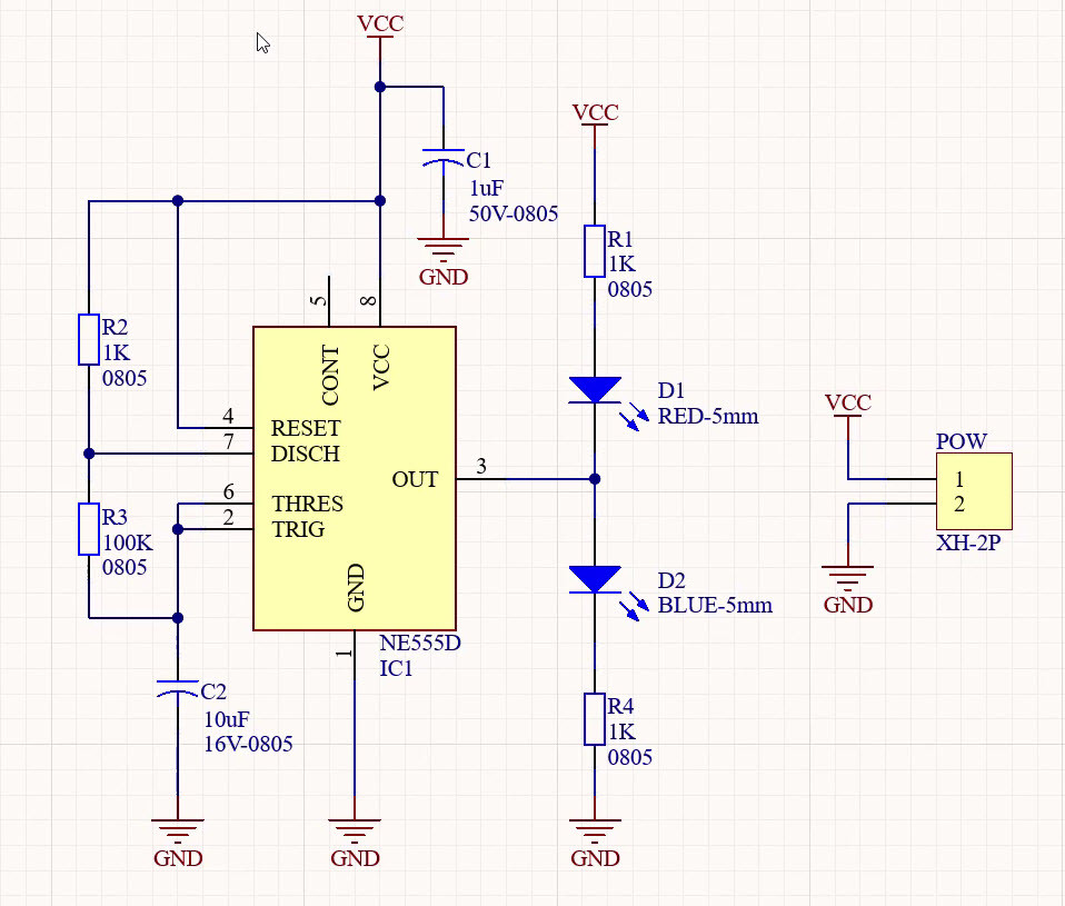 Elektor's tweet image. 555 Dual LED Flasher [Easy SMD Board Design Using Altium Designer] - An Elektor Labs Project By Hesam_Moshiri
bit.ly/33yb8iC
#electronics #engineering #pcb #altium #designer #timer #schematics  #led