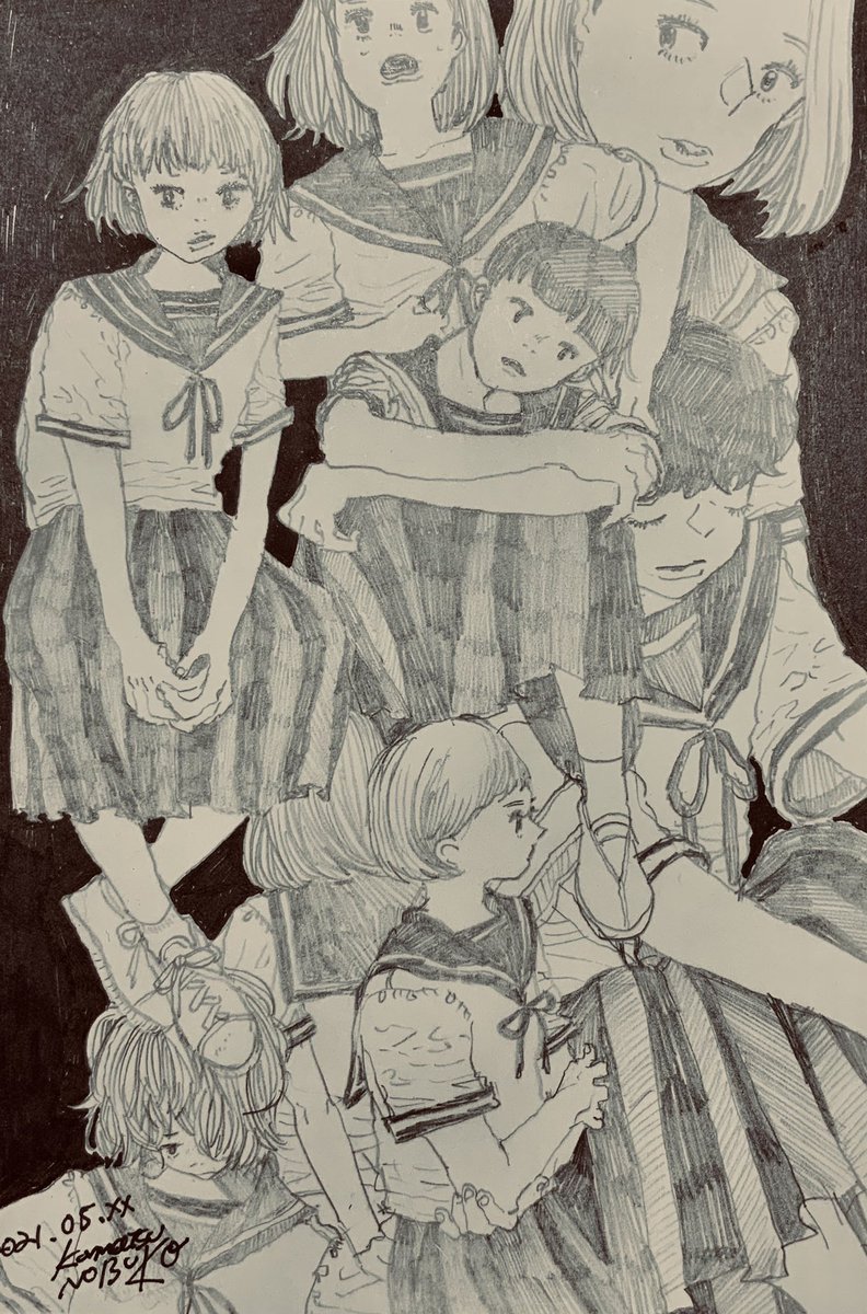 #一次創作絵師拡散フェス02
アナログ画材でいろいろと描いてます。 