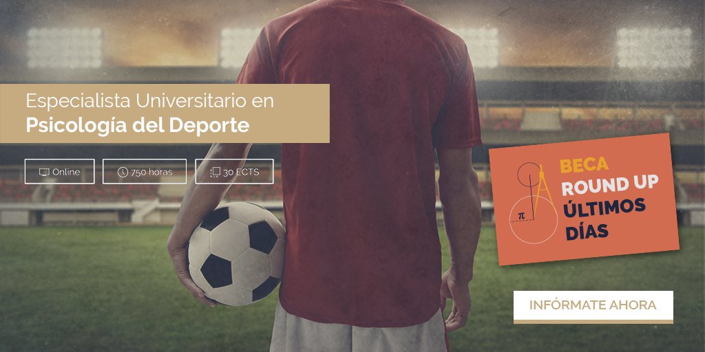 AgentsSport's tweet photo. 🔎Creo que esto es lo que estás buscando:

Un curso concreto y específico de

🧠⚽️Psicología Deportiva de Alto Rendimiento

Aprovecha la Beca RoundUp (últimos días)

https://t.co/TfstCiOdxx https://t.co/MKefTVKFbP