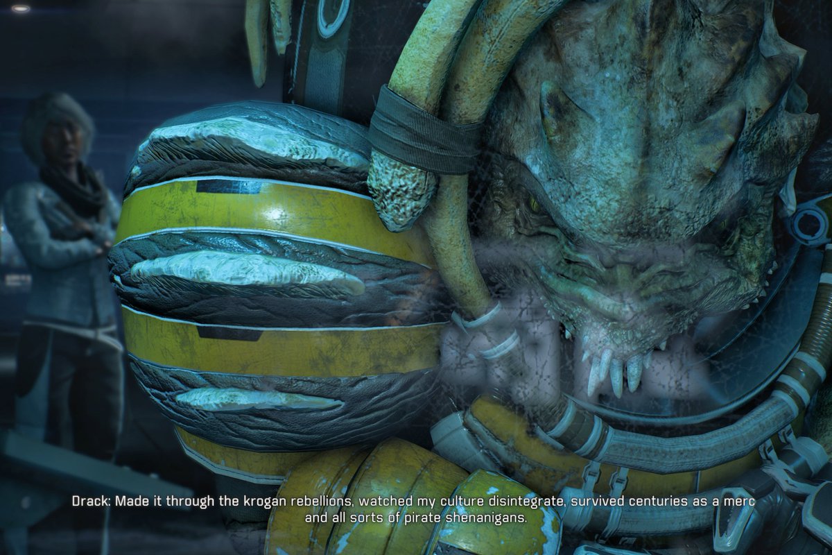 ItcamefromAOL's tweet photo. Krogan War Stories:
The Rebellion.
#MassEffectAndromeda
#Masseffect
#Drack
#Krogan
#XboxSeriesX
#Xbox
#screenshotsaturday https://t.co/u2xgfN8Qzt