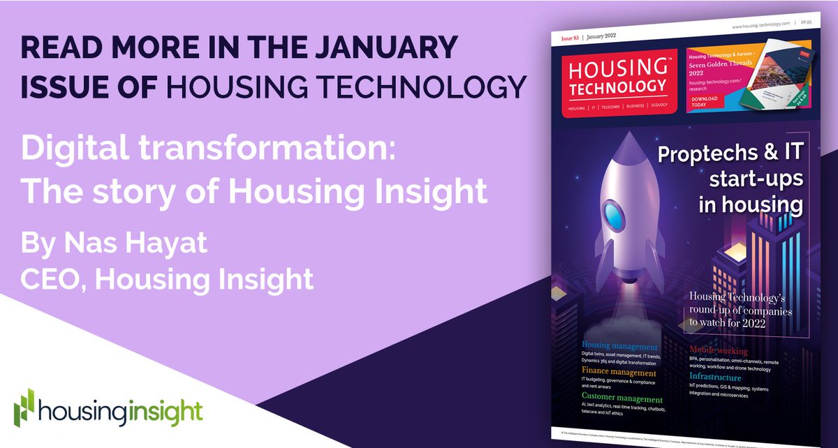 housing_insight's tweet photo. This month, we feature in Housing Technology magazine. An insight into Housing Insight. If there are any questions or anyone wanting to know about what we do.....get in touch #housing 
https://t.co/fuzXYW9NCX https://t.co/rGRNfiWMEx