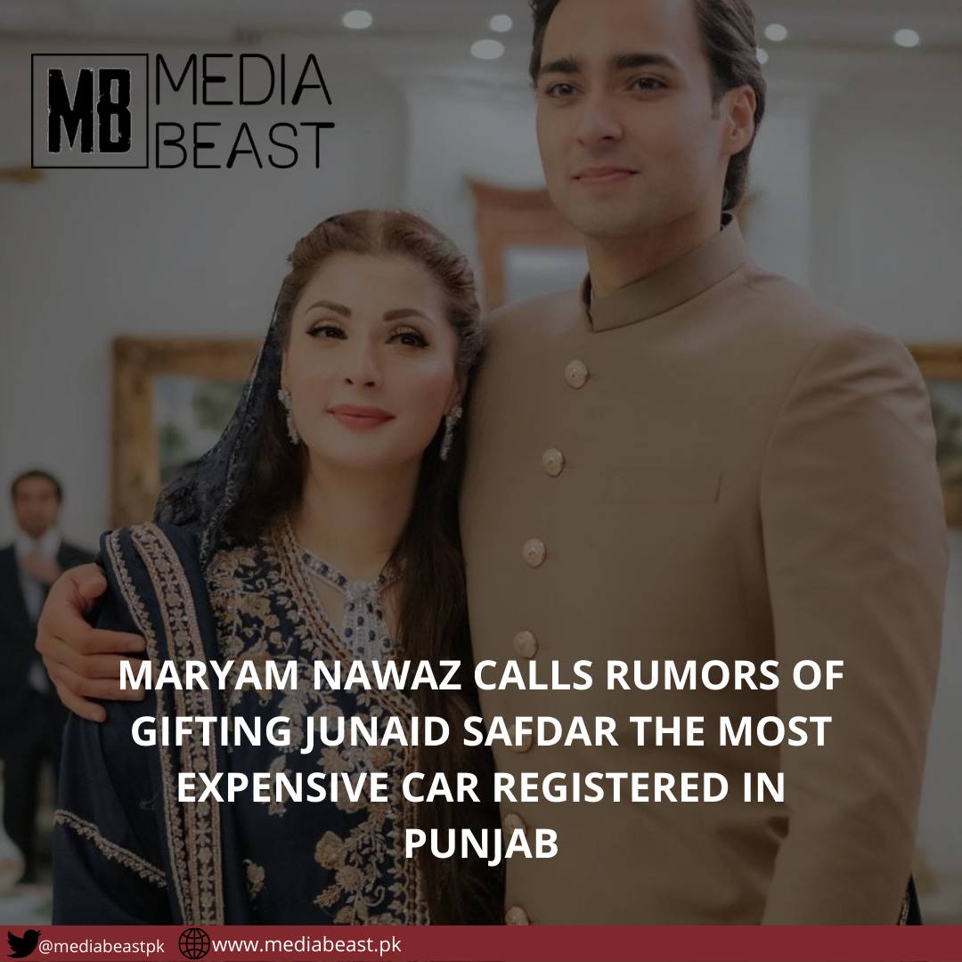 MediaBeastpk's tweet photo. Maryam Nawaz gifted her Son #JunaidSafdar the most expensive car. The Punjab excise and taxation department has registered the most expensive vehicle in the history of the province. The price of the #Mercedes #AMGG63 is Rs13 crores and 19 lacs.

 #theCivileyes #maryamnawaz https://t.co/FKQ7N4aNRl