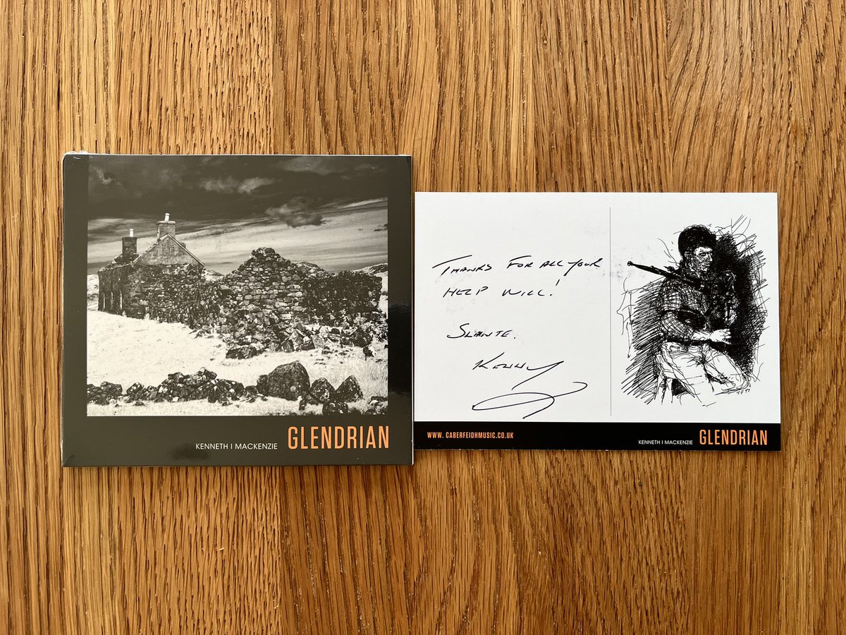 Congratulations Kenny on a fantastic album - delighted to have been arranger on this with great tunes and musicians. <a href="/KennyMacKenzie/">Kenneth I MacKenzie</a> out Feb 11th #scottishmusic #traditional