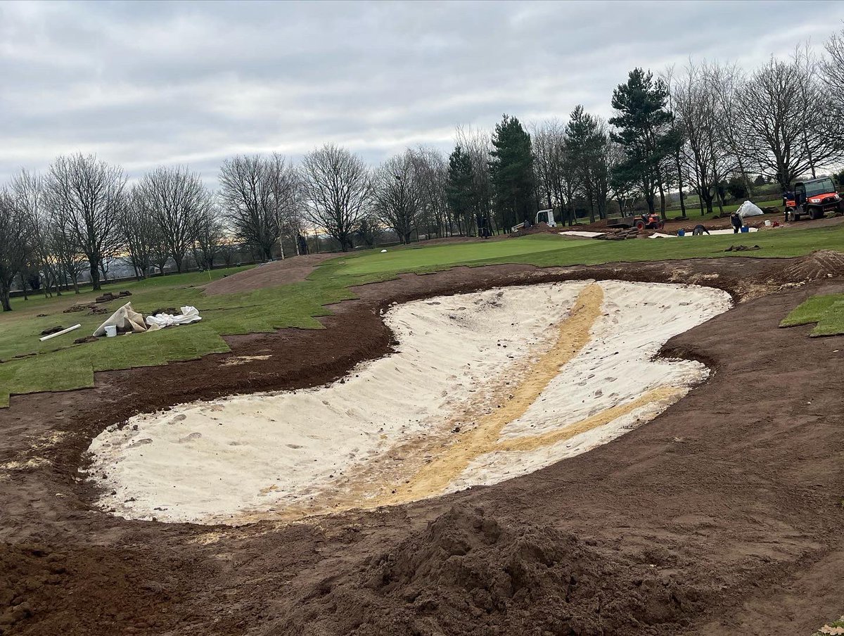 CirencesterGolf's tweet photo. Progress being made on Phase 2 of the winter course project @CirencesterGolf - going to play tough in 2022! ⛳️ 🚜 #greatcourse #greatchanges https://t.co/wjREfn9rsF