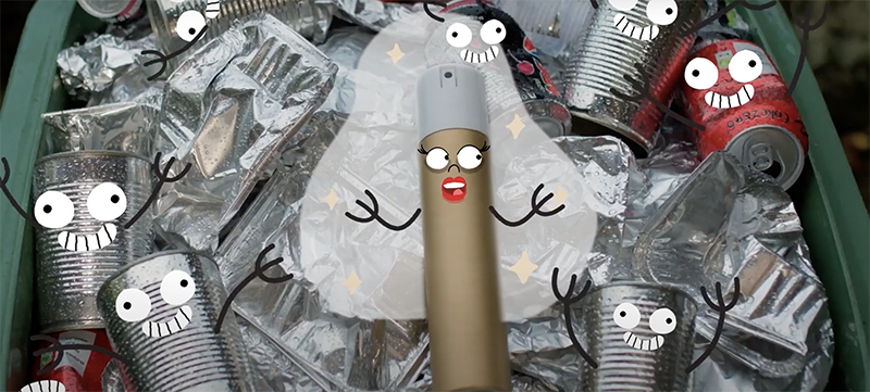 CanTechIntl's tweet photo. In this week's blog, editor Jill Sayles shares Alupro's quirky consumer recycling campaign 'The Lonely Aerosol': https://t.co/KzpO20zcDW #metalrecycling #aerosols #consumercampaign @AluproUK https://t.co/rheHI9cmpY