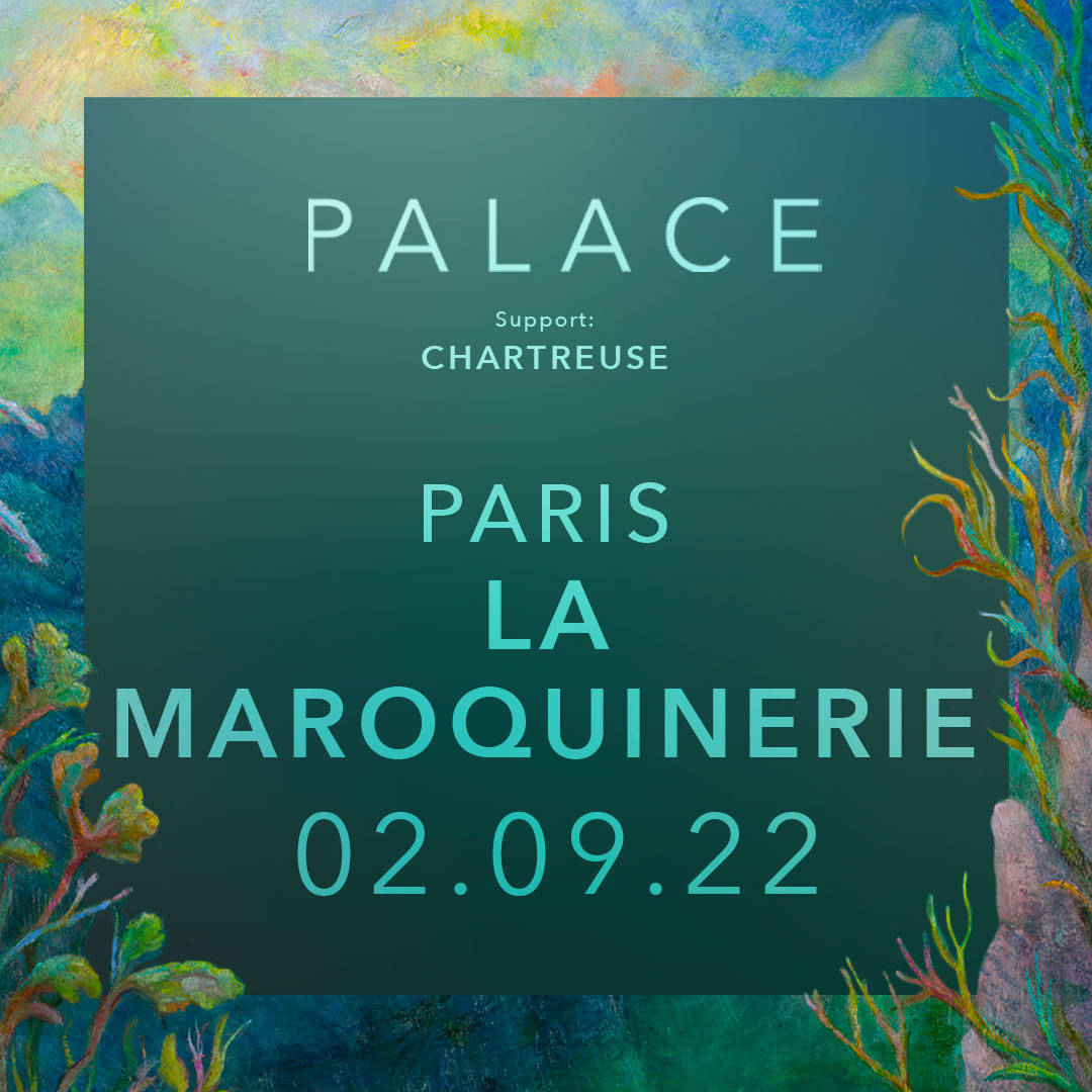 Le concert de <a href="/WeArePalace/">Palace</a> prévu à <a href="/lamaroquinerie/">La Maroquinerie</a> le 17 février est reporté au 2 septembre. Les billets achetés restent valables. #palace #wearepalace #shoals #lamaroquinerie