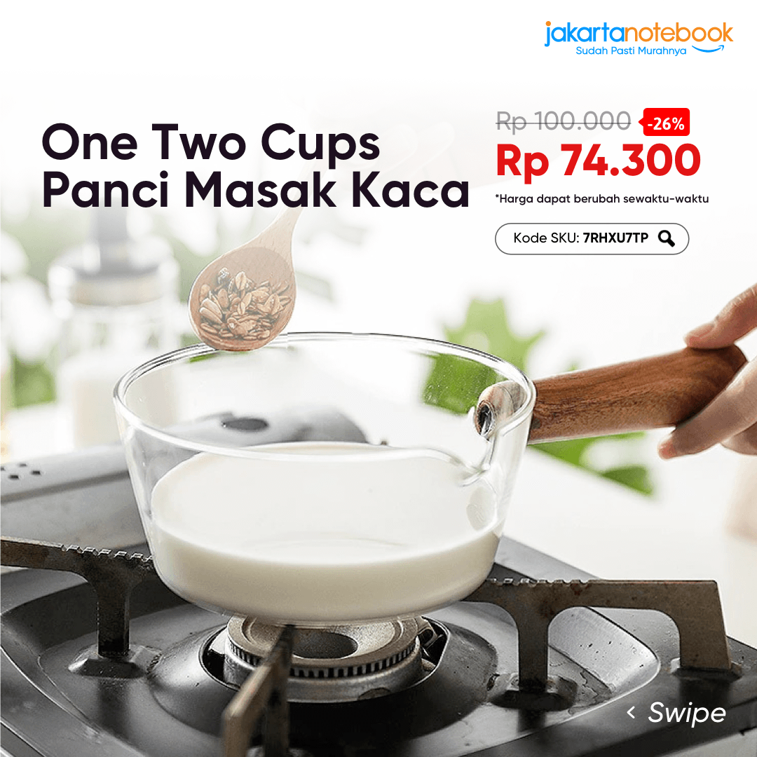 jakartanotebook's tweet photo. Bosen dengan peralatan masak kamu? Nih, Mimin rekomendasikan One Two Cups Panci Masak Kaca yang aesthetic ini! Terbuat dari kaca yang tebal dan tidak mudah pecah, panci ini gak akan karatan dan awet banget loh!
_
Belanja di sini ya 👉 https://t.co/eX4v4JLlsn
_
#Jakartanotebook https://t.co/rlBppsY6eT