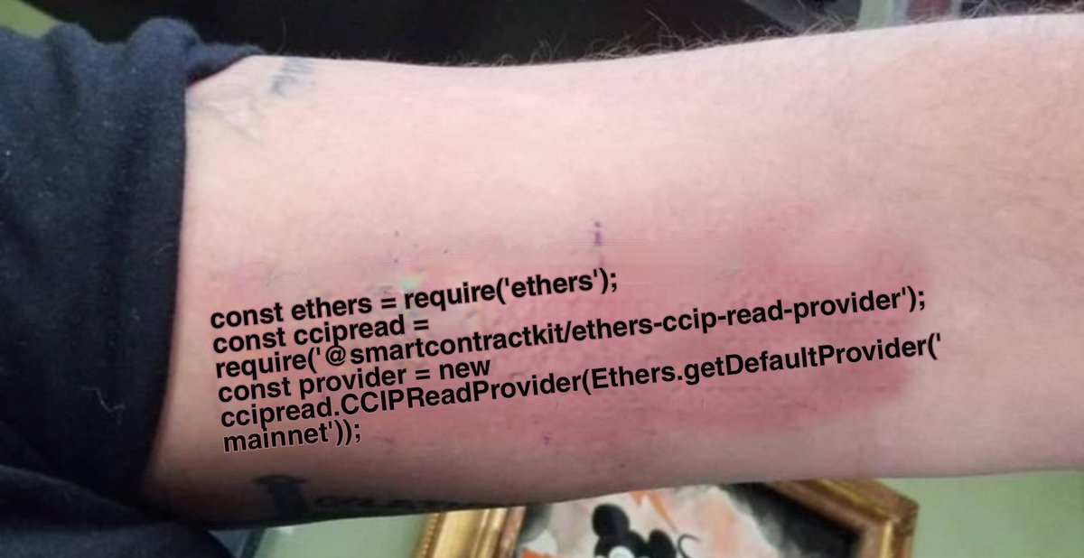 nullpackets's tweet photo. Universal Interoperability Standard Protocol
Big and True
#CCIP #EIP3668 $ETH
#Layer1 #Layer2 #Layer3 #multichain #crosschain #BypassChannels #Endgame https://t.co/nMzKJnuj7g
