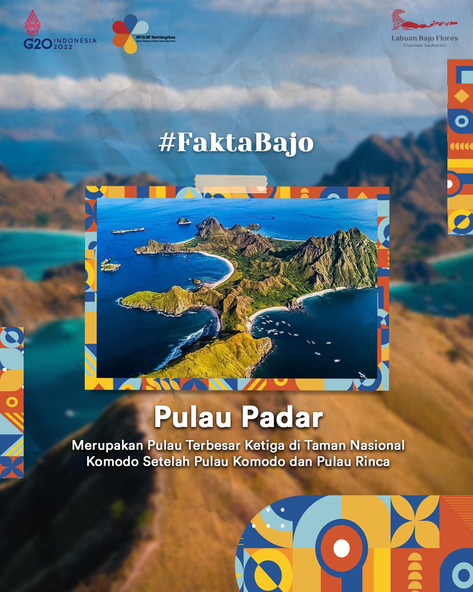 bpolbf's tweet photo. Berada sekitar 30 km dari Labuan Bajo, Pulau Padar yang berada di sisi paling barat Flores ini memiliki 3 pantai berbeda yang menjadi keunikannya.

Bukan cuma itu saja, Pulau Padar juga merupakan pulau terbesar ketiga di Taman Nasional Komodo setelah Pulau Komodo dan Pulau Rinca. https://t.co/Rj3aadjGRu