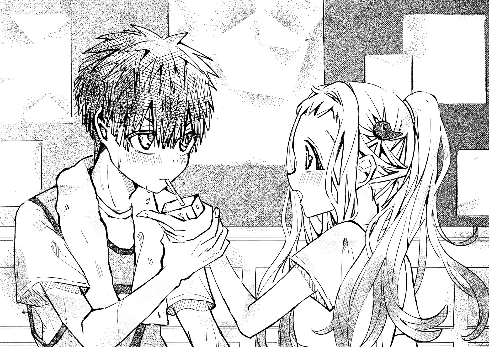 ひつき 夜勤中 低浮上 あまねね ドキドキの瞬間 えっ 間 間接キス 俺 ダメ 花寧々 Tbhk 花子くんお絵描き Jibakushounenhanakokun T Co Nx1a9zjbvn Twitter