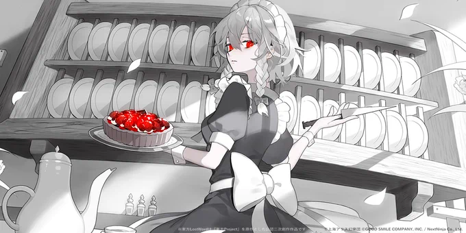 ◆東方Project公認二次創作スマートフォン向けRPG『東方LostWord』絵札イラストを描きました 