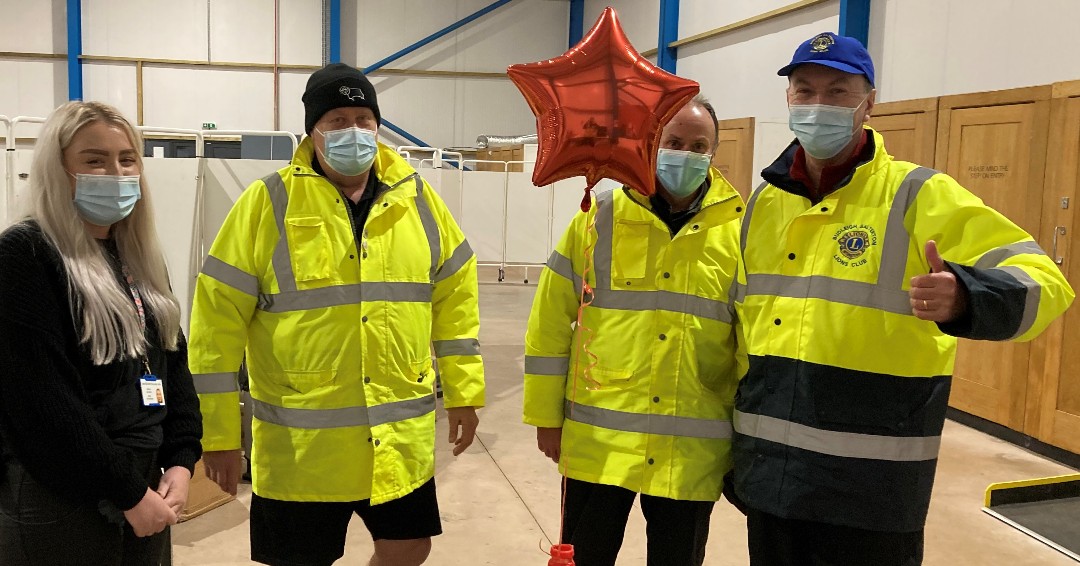 RoyalDevonNHS's tweet photo. 🎉 We wanted to say a massive THANK YOU and well done to some of our amazing volunteers at the Greendale Vaccination Centre...

🌟Paul Bray has just completed his 250th shift with us, Adrian Bartlett and Richard Allen their 100th!!!🌟 (in the photos) https://t.co/dUE1etnniL