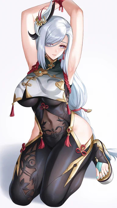 绑起来的申鹤
#原神 