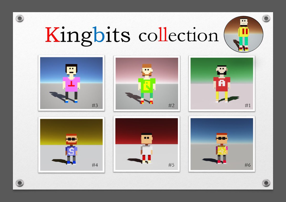 kingbits_'s tweet image. 【 #kingbits #NFTGiveaway 企画 🎁✨ 】

初Giveaway企画です🔥
抽選で "Kingbits"＃1 をプレゼント🎁
右上の赤いTシャツが特徴のキャラクターです！

【参加方法】
✅Like💗&amp;amp;RT🔁
✅Follow @kingbits_ 

【応募締切】
1/24(mon) 22:00

#NFT #NFTJapan #NFTCommunity #Giveaway