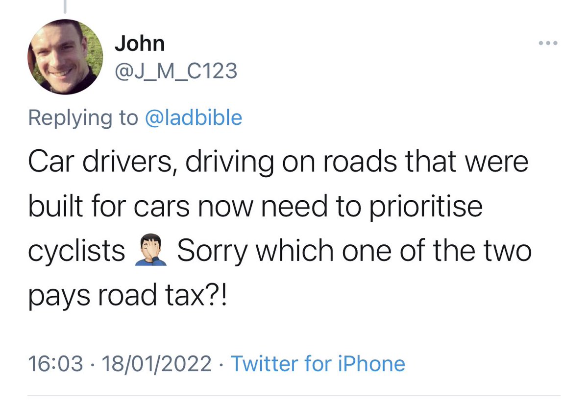 This sort of dangerous ignorance is why I created ipayroadtax.com/no-such-thing-… and wrote “Roads Were Not Built for Cars” book. Of course, feelings often beat facts but that doesn’t mean facts shouldn’t be stated.