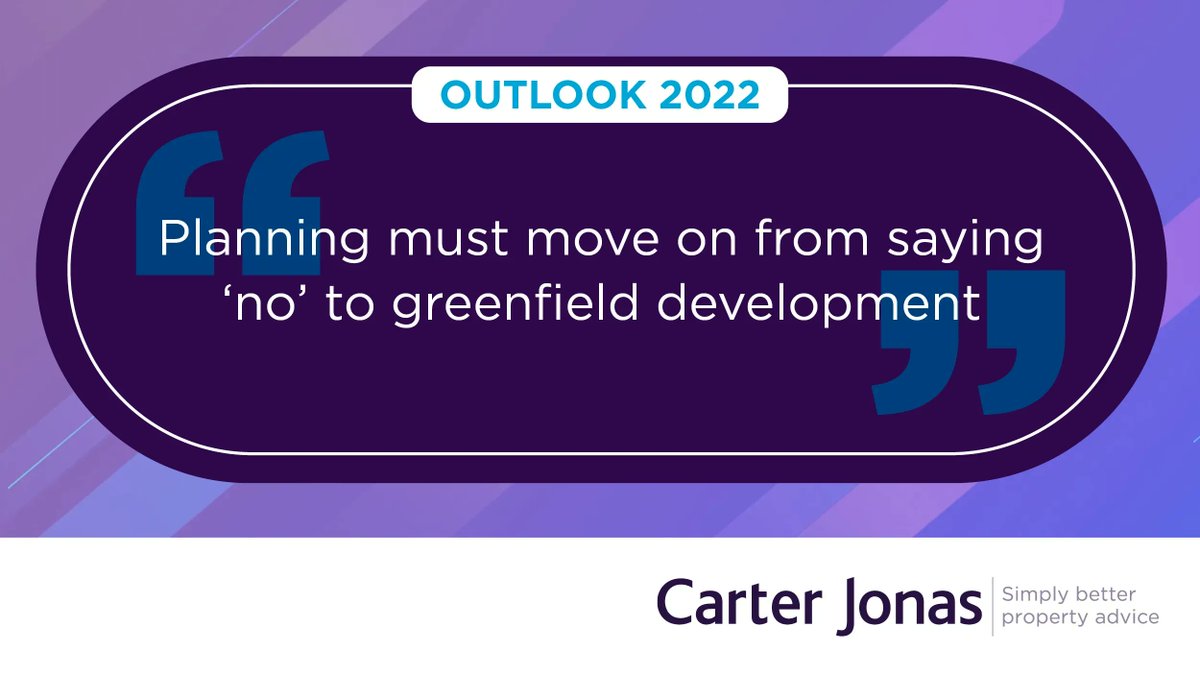 CarterJonas's tweet image. Read our ‘Outlook 2022’ research report for expert insight into the #NPFF revisions to address climate change, including why more emphasis should be placed on saying ‘yes’ to #GreenfieldDevelopment in order to meet housing targets.

Read the report here: bit.ly/3frwbFP