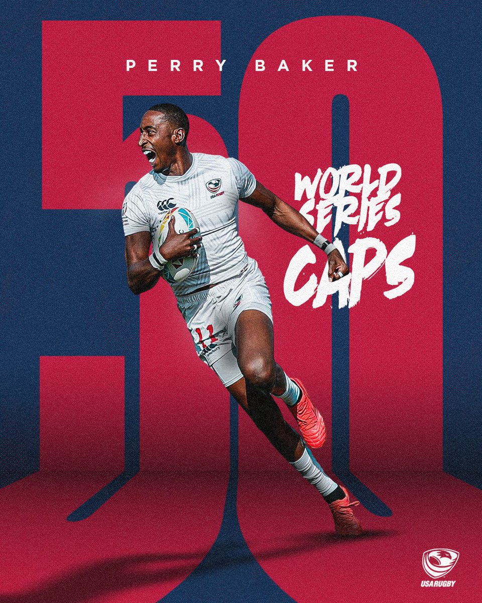 USARugby's tweet photo. 5️⃣0️⃣ World Rugby Sevens Series caps and counting...

Congrats, Perry 👏 https://t.co/2oXD9jkxmN