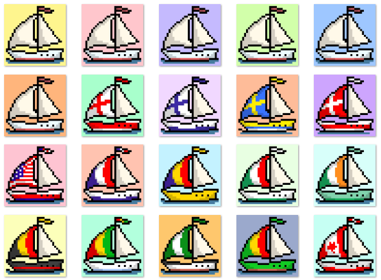 g_nautical's tweet photo. Get your hands on the first 20 G-Nautical boats for just 0.001 ETH. 10 of each available. Build your fleet today :) #NFT #Opensea #gnautical #collectable #pixelart https://t.co/XPV4S1yleV https://t.co/b2FGlrvIpX