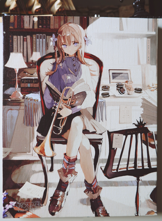 「明日20:00~新作グッズといろいろ再販します🍇https://t.co/Zh」|旧都なぎ 春休みのイラスト